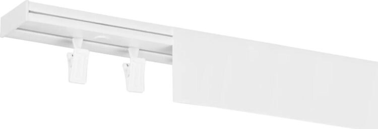 Dekodum Stropní kolejnice z PVC jednořadá bílá s krytem
